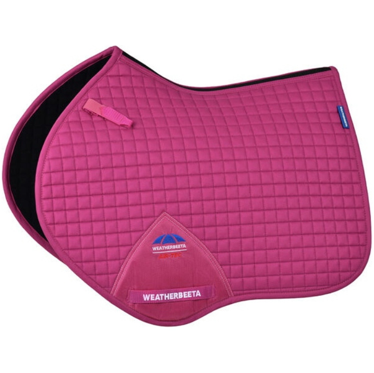 2025 Weatherbeeta Prime Air-Tec Jump Shaped Saddle Pad 1028251 - Bright Magenta